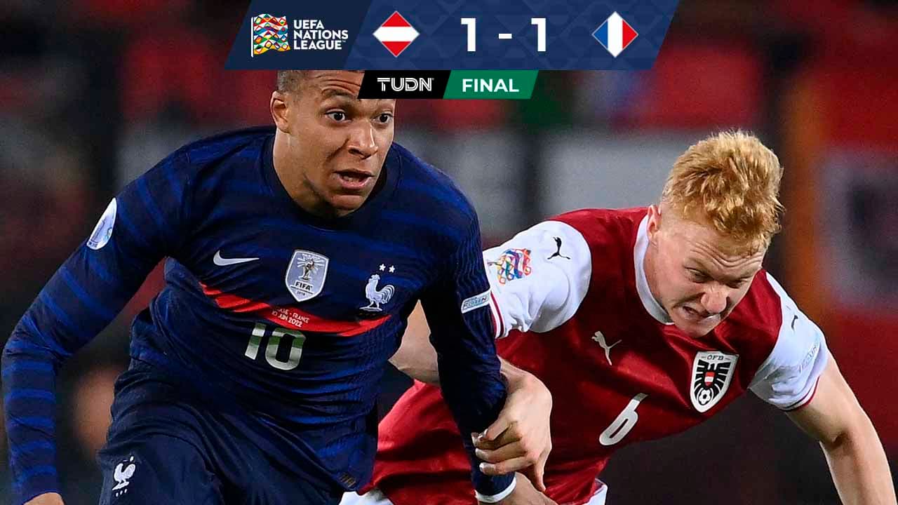 ¡Heroicos! Austria le saca el empate a Francia, Mbappé rescató a los galos