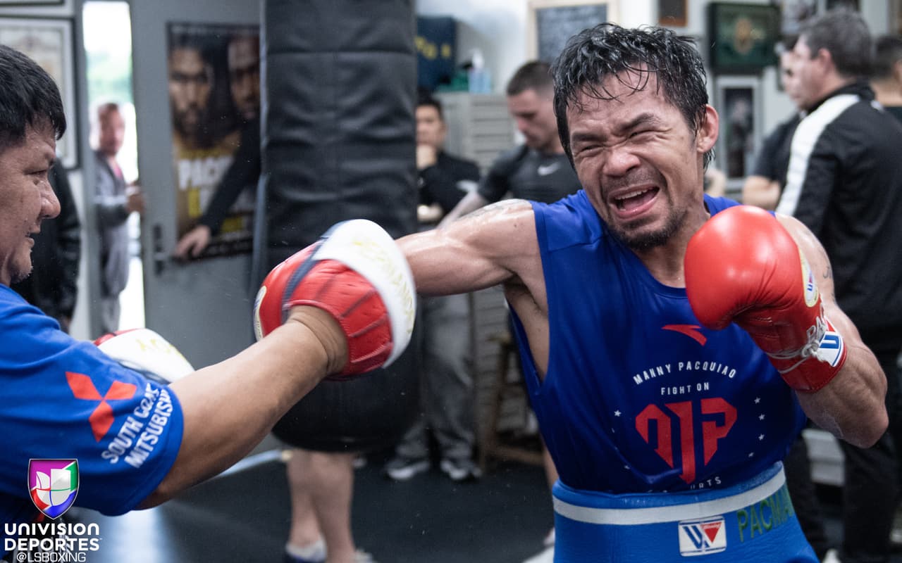 Manny Pacquiao y Adrien Broner se enfrentarán el sábado 19 de enero en el MGM Grand de Las Vegas por la faja AMB wélter del filipino.