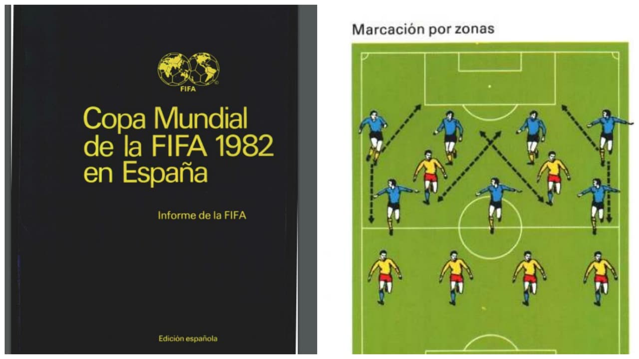 En su informe técnico final, la FIFA concluyó que el 4-3-3 (camisetas azules) era vulnerable ante el 4-4-2 (camisetas amarillas) porque jugar con cuatro mediocampistas aprovecha mejor todo el ancho del campo.