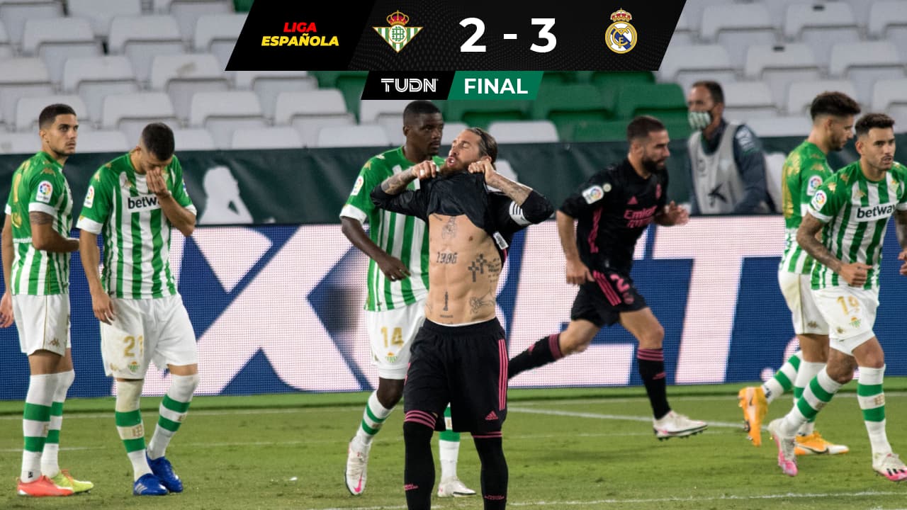 Real Madrid le remonta al Betis en un partido polémico