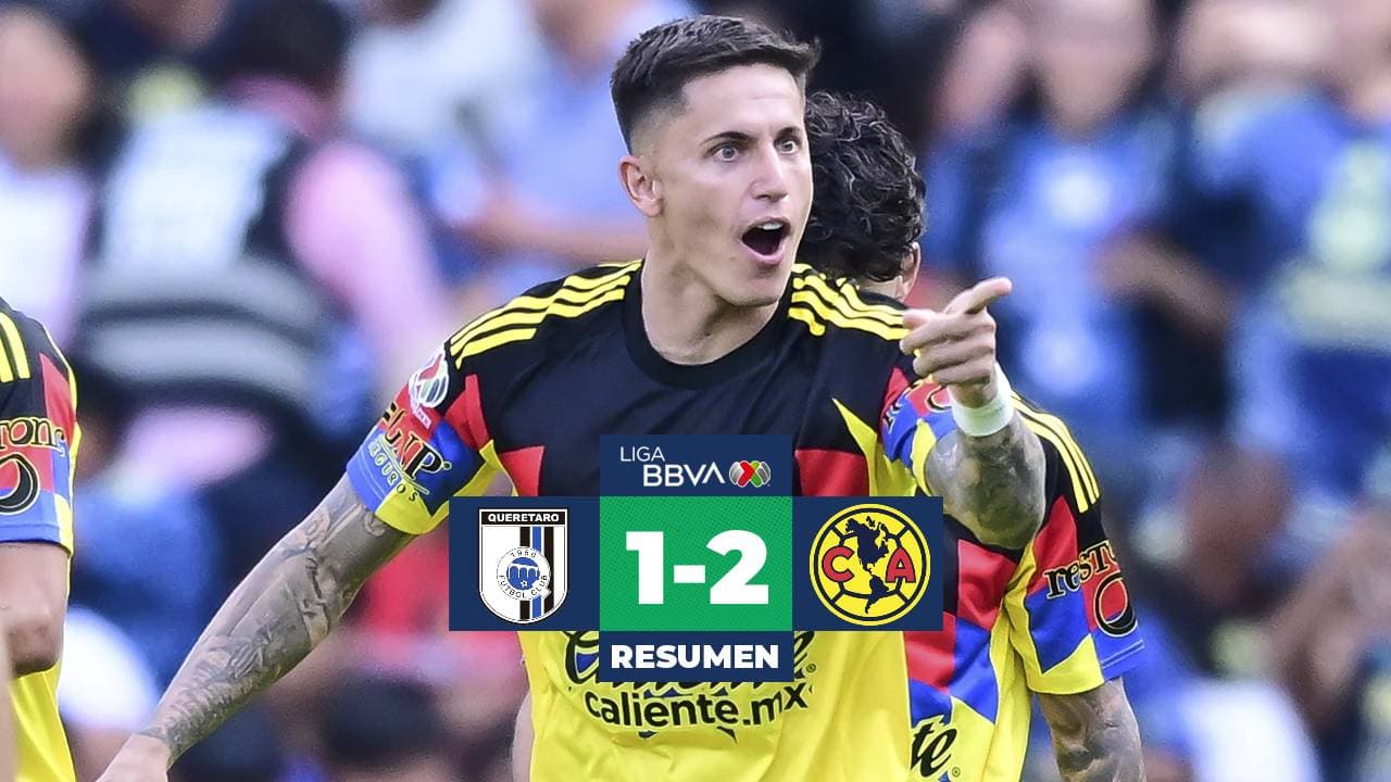 América se impone a domicilio al Querétaro en la Jornada 10 del torneo Clausura 2026 de la Liga MX