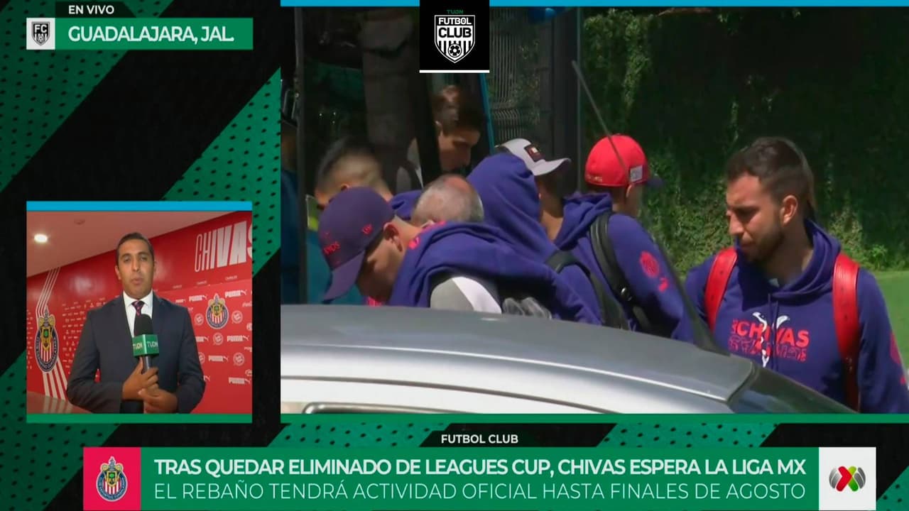 En total silencio... Chivas vuelve a México tras fracaso en Leagues Cup