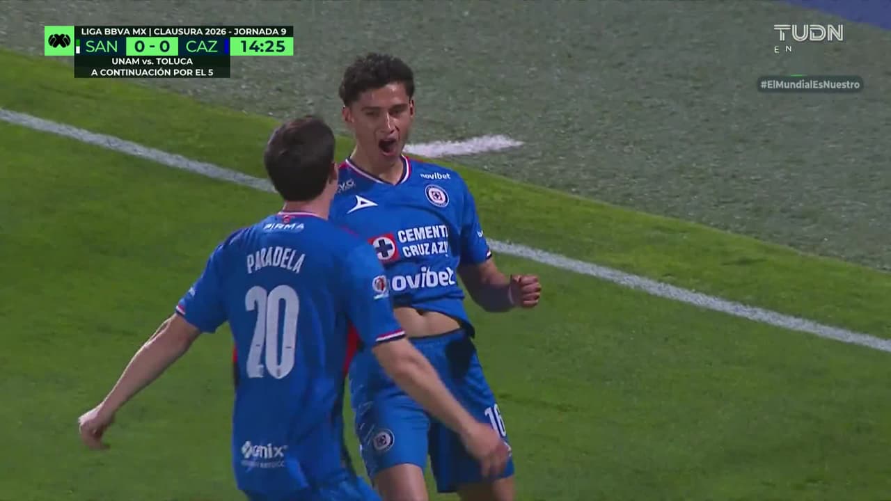 ¡Golazo del Cruz Azul! Jeremy Márquez pone el primer gol en el marcador