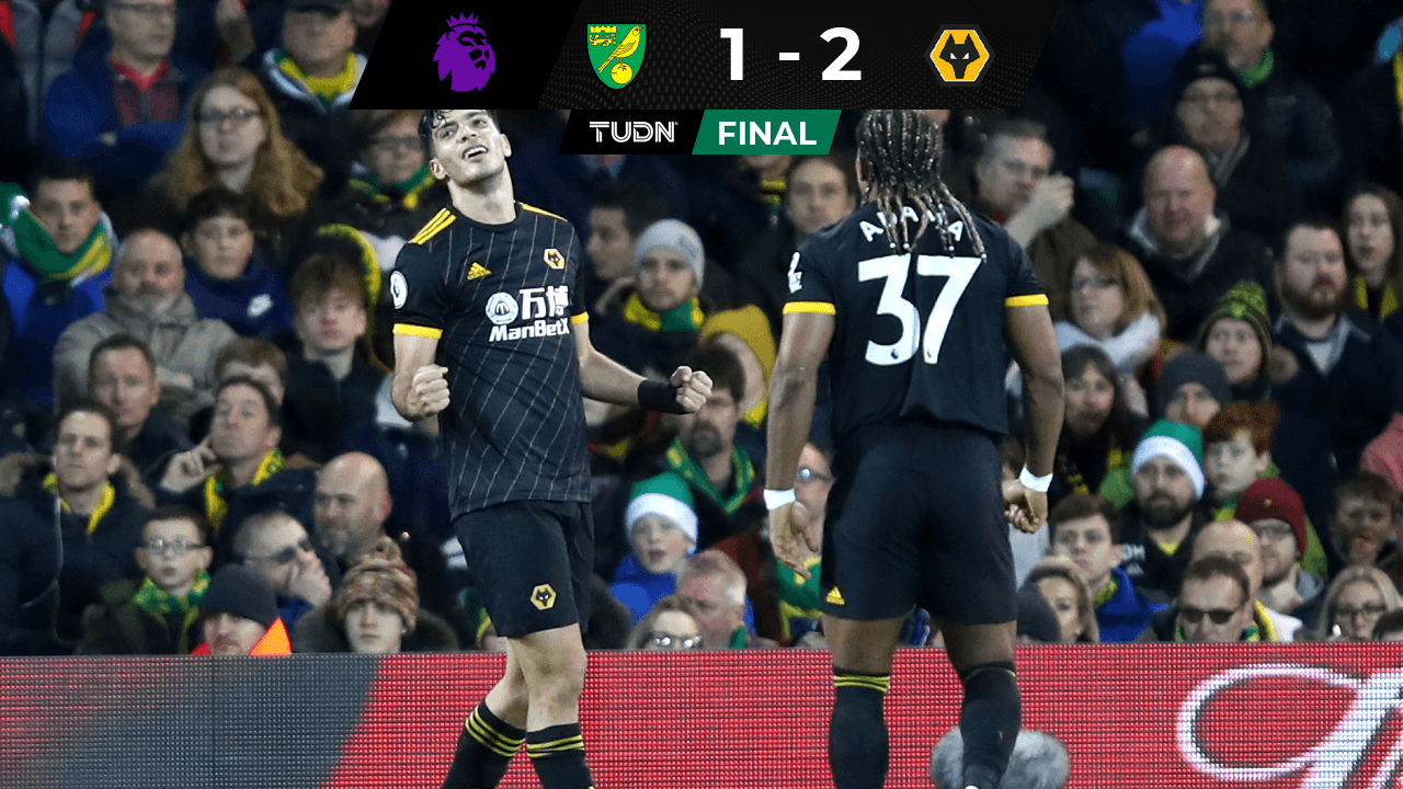 ¡Apareció el lobo mexicano! Gol de Raúl Jimenez da el triunfo a Wolves