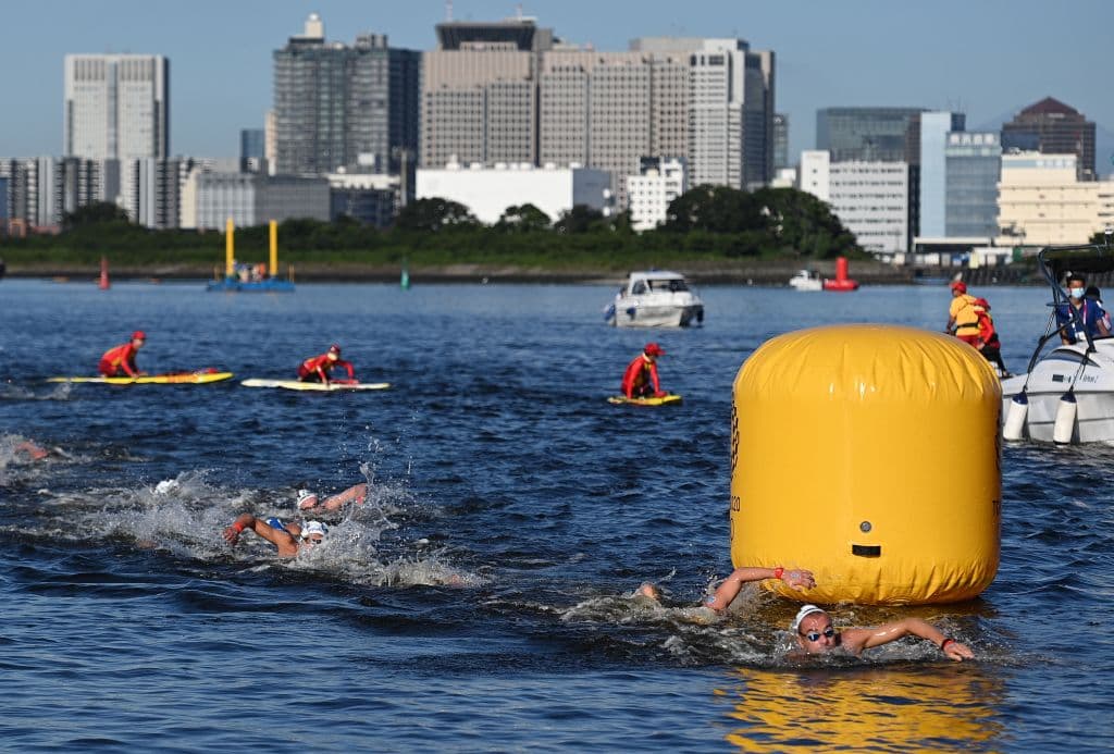 Daniel Delgadillo el número 17 en la prueba de aguas abiertas