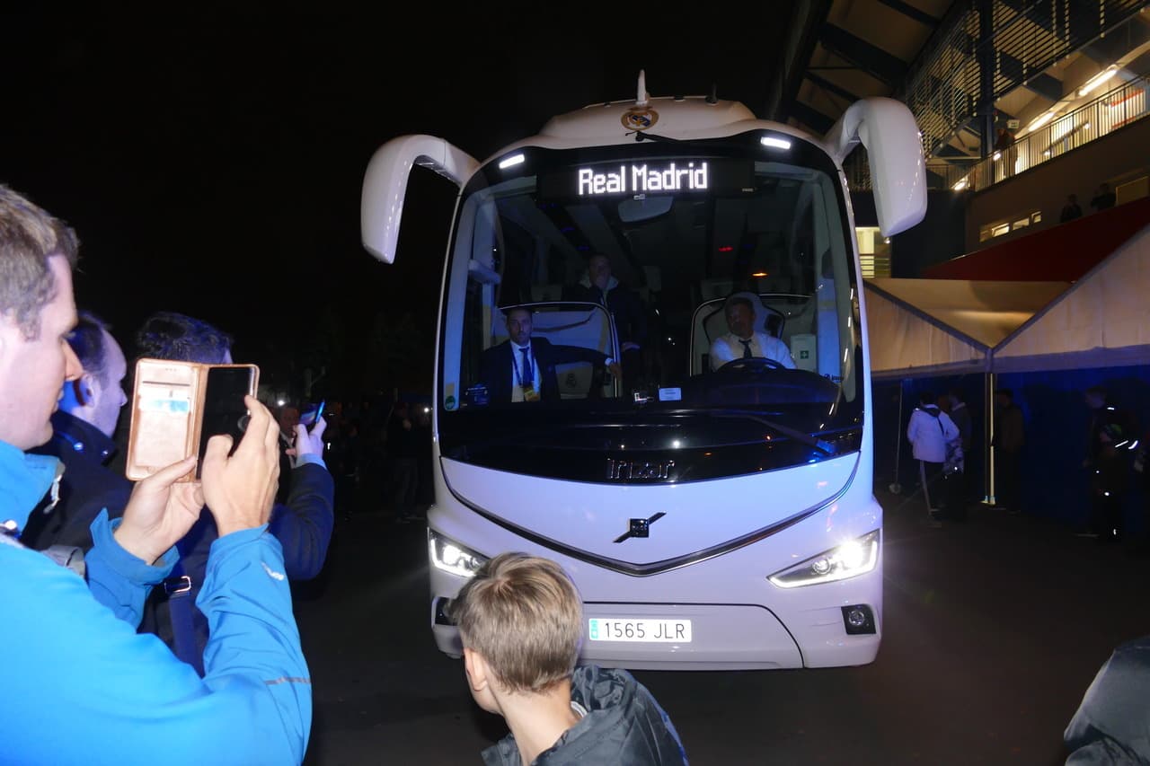 Aunque sean horas bajas, siempre será grato ver al Real Madrid en estas ciudades pequeñas en un marco espectacular como lo es la Champions.