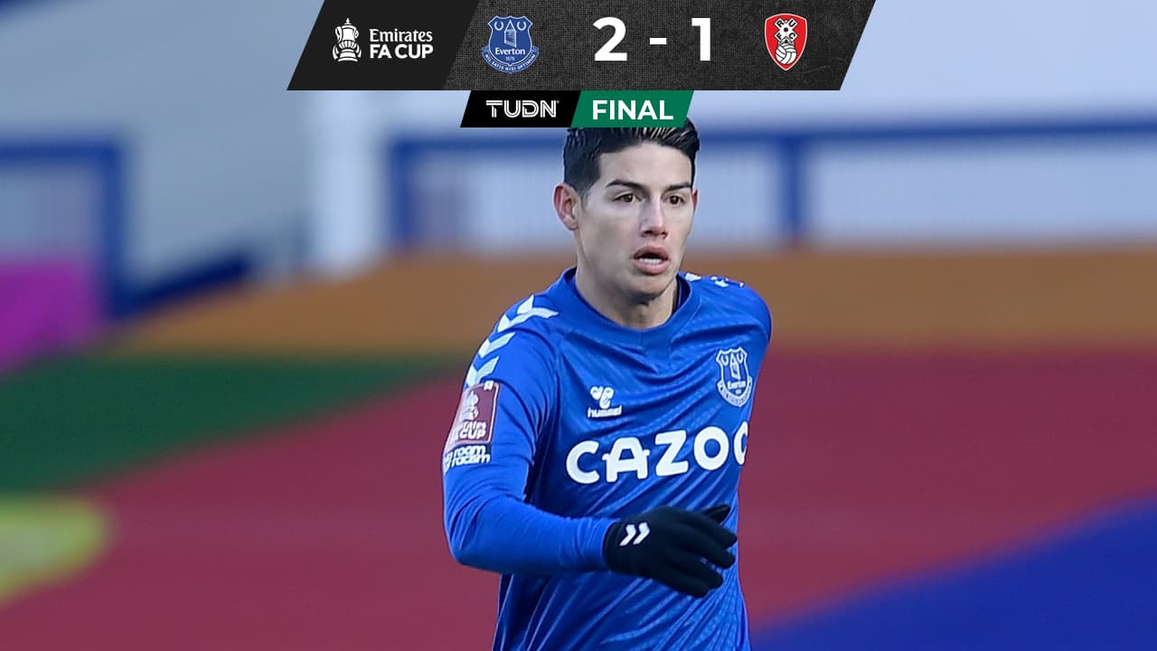 James Rodríguez brilla con asistencia para el gol de Everton en la FA Cup