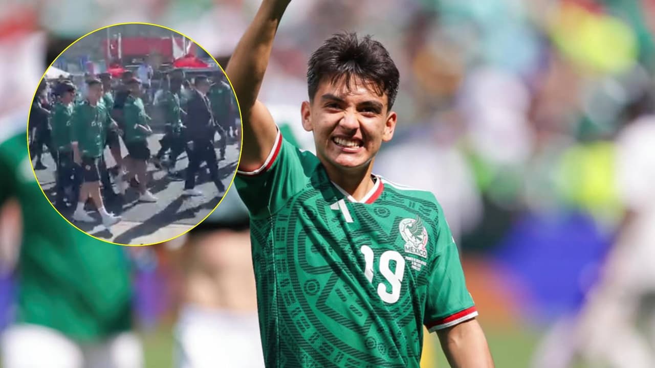Loco Abreu y jugadores de Xolos asisten al México vs. Corea con playera de Gil Mora