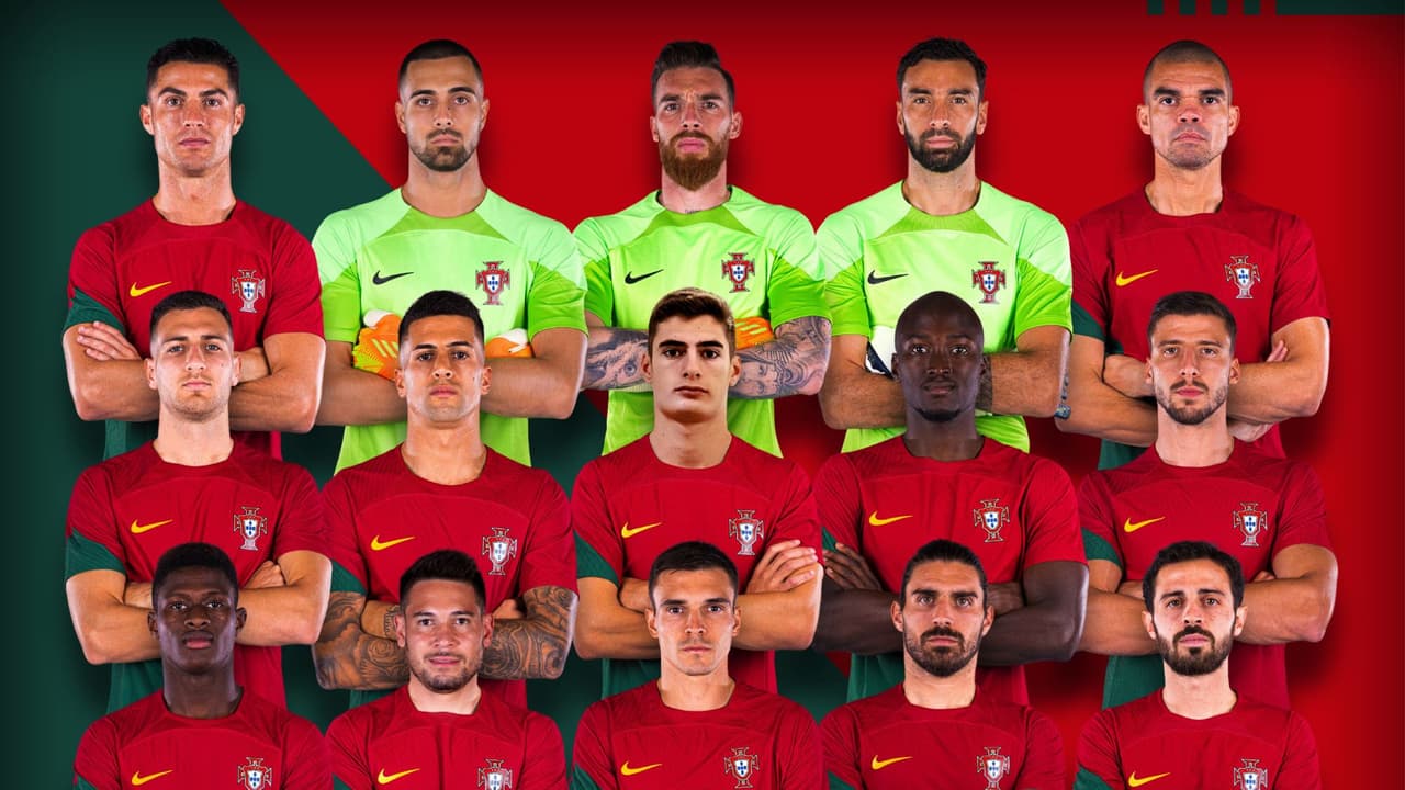 Portugal revela su convocatoria final con Cristiano Ronaldo para Qatar 2022