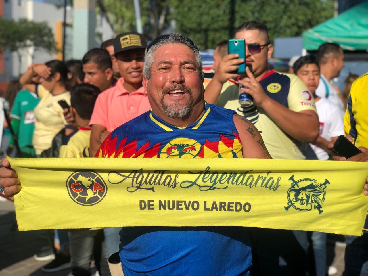 Los fanáticos del América están listos para el juego de vuelta por la Semifinal del 
<a href="https://www.univision.com/deportes/futbol/liga-mx/*">Clausura 2019</a> contra León.