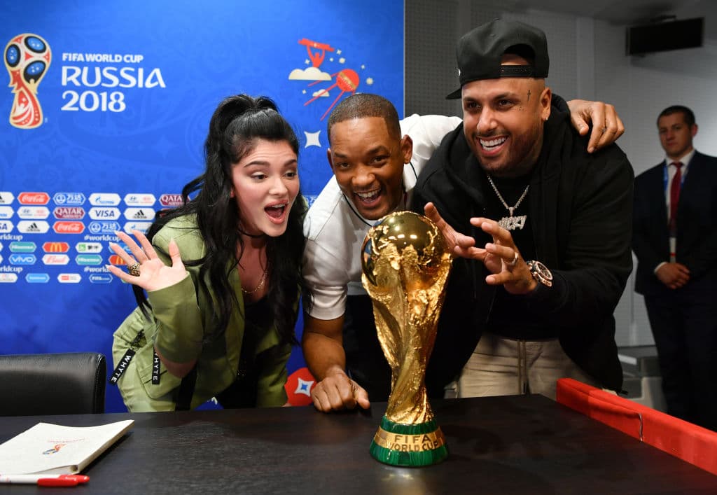 Los cantantes interpretarán la canción oficial del Mundial de Rusia 2018, "Live It Up", antes de la final entre Francia y Croacia.