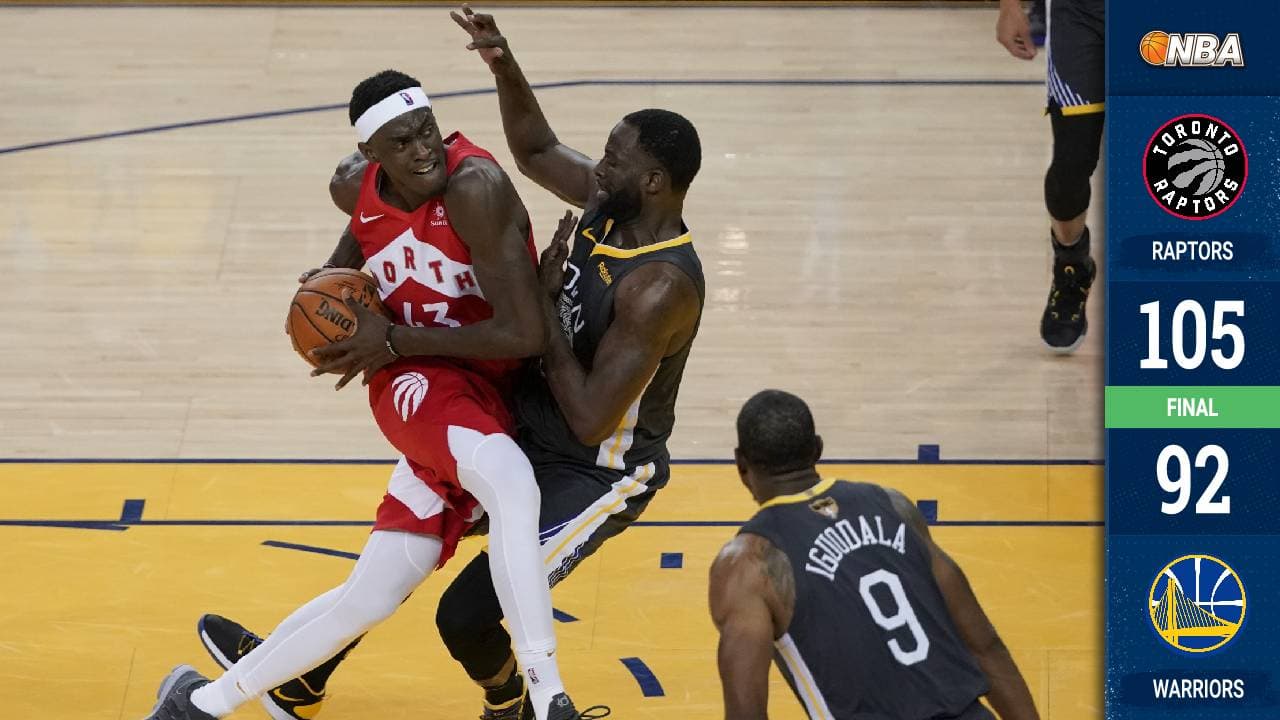 Con un gran Kawhi Leonard, los Raptors vencen a los Warriors y quedan a un triunfo del título