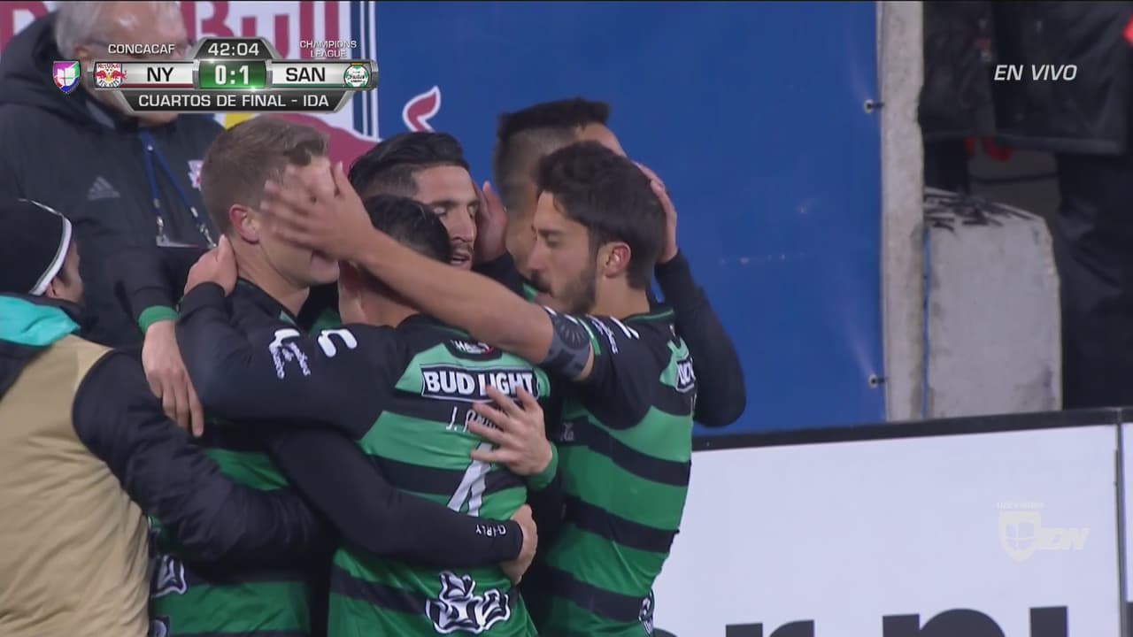 ¡Reacción y gol de Santos! Valdés anota el 1-0 ante NY Red Bull
