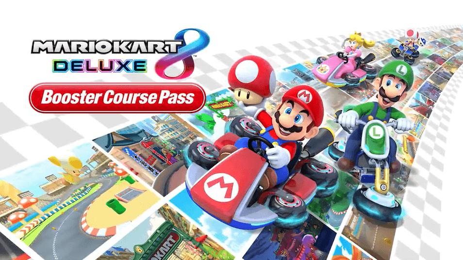 También hubo noticias sobre Mario Kart 8 Deluxe – Booster Course Pass, que presenta la adición de 48 cursos remasterizados a Mario Kart 8 Deluxe de toda la serie Mario Kart.