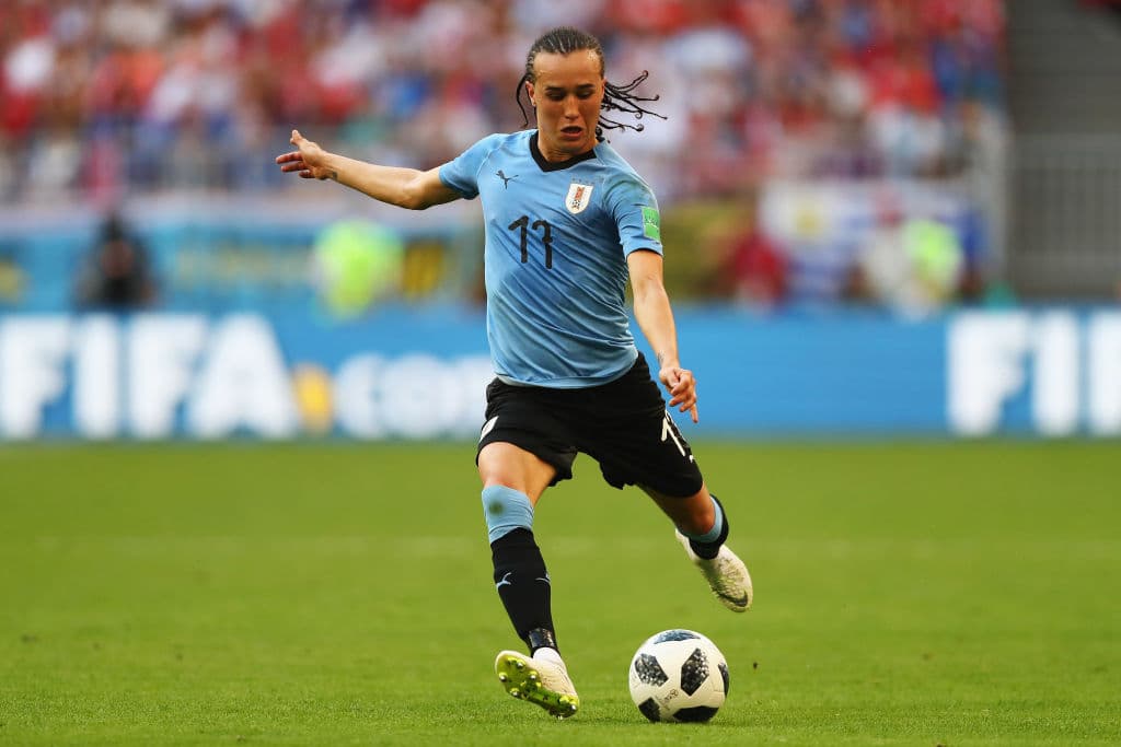 <b>Diego Laxalt</b> (mediocampista), 25 años. Una de las flamantes contrataciones del A.C. Milan para esta temporada, se ganó la confianza del 'Maestro' Tabárez y terminó el Mundial como titular.