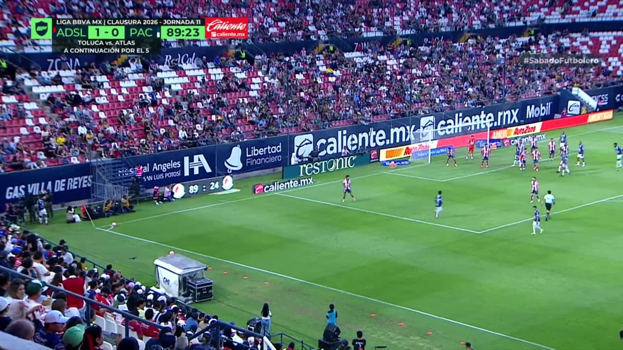 ¡GOL!  anota para Pachuca. Salomón Rondón