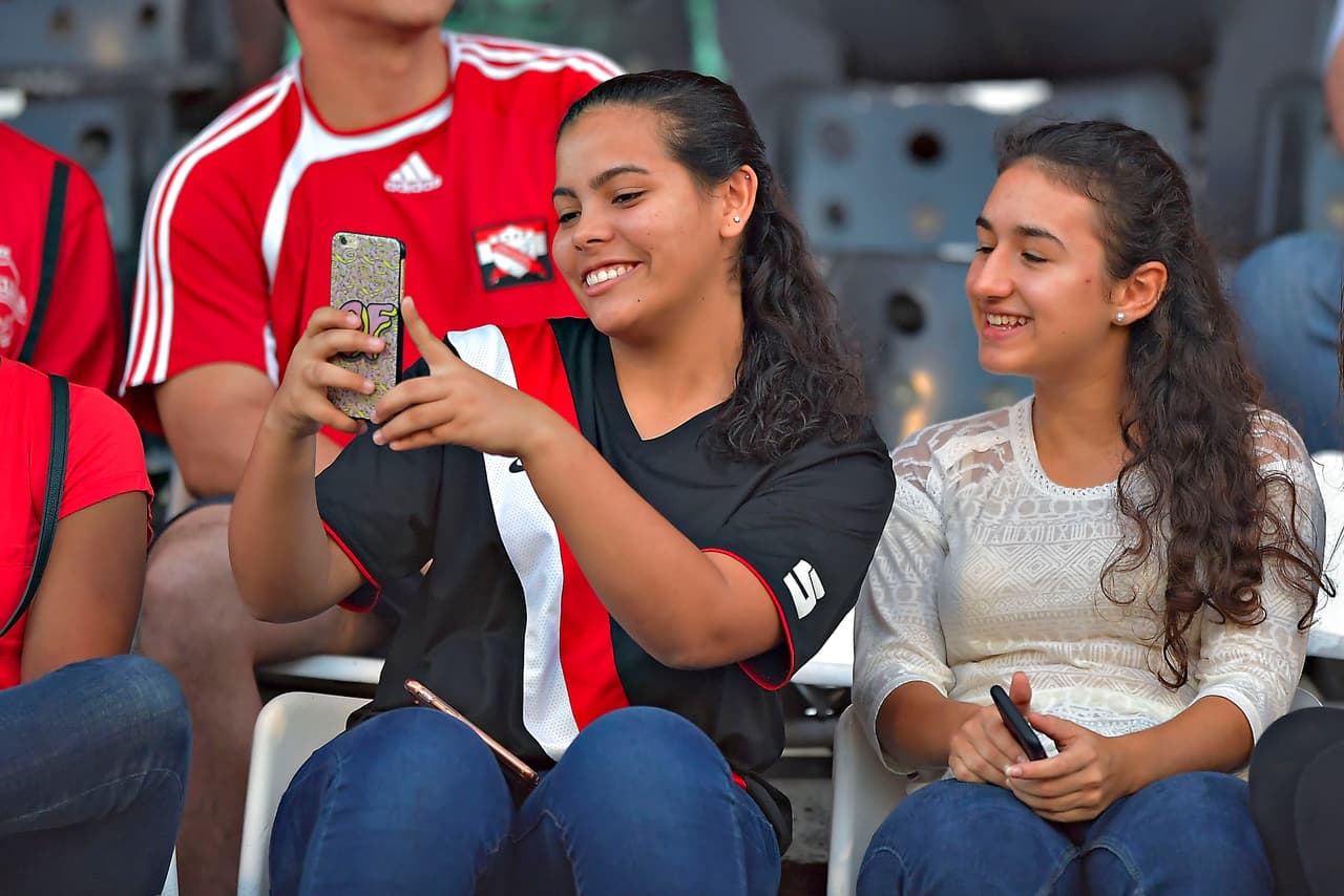 Siempre hay tiempo para una selfie.