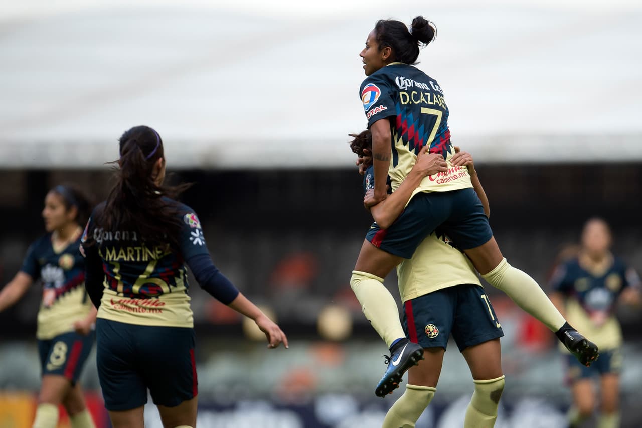 Pero el empuje de América fue tal que Dayana Cazeres marcó el 1-2 a los 57 y la anotación le dio un envión para ir por más.