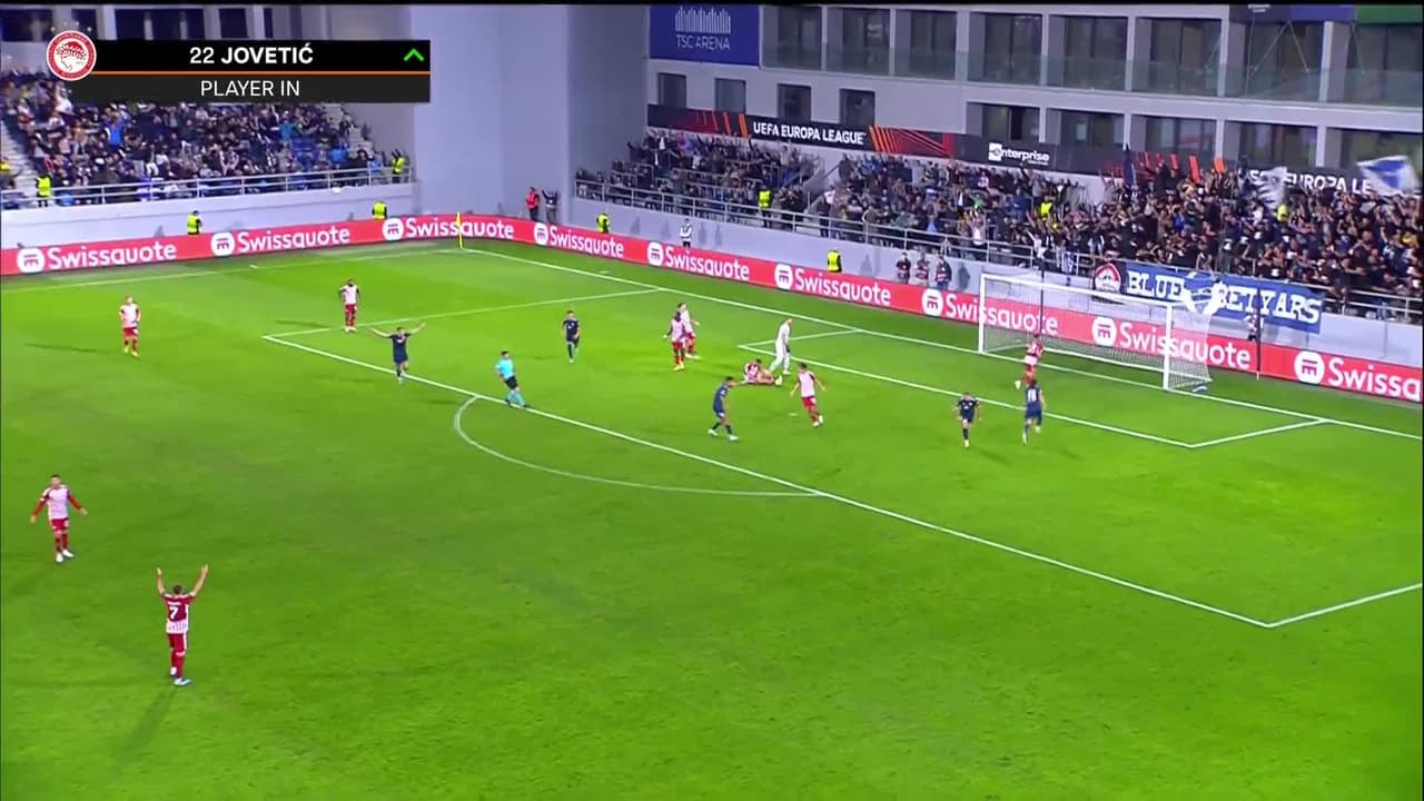 ¡GOL!  anota para Backa Topola. Ifet Dakovac