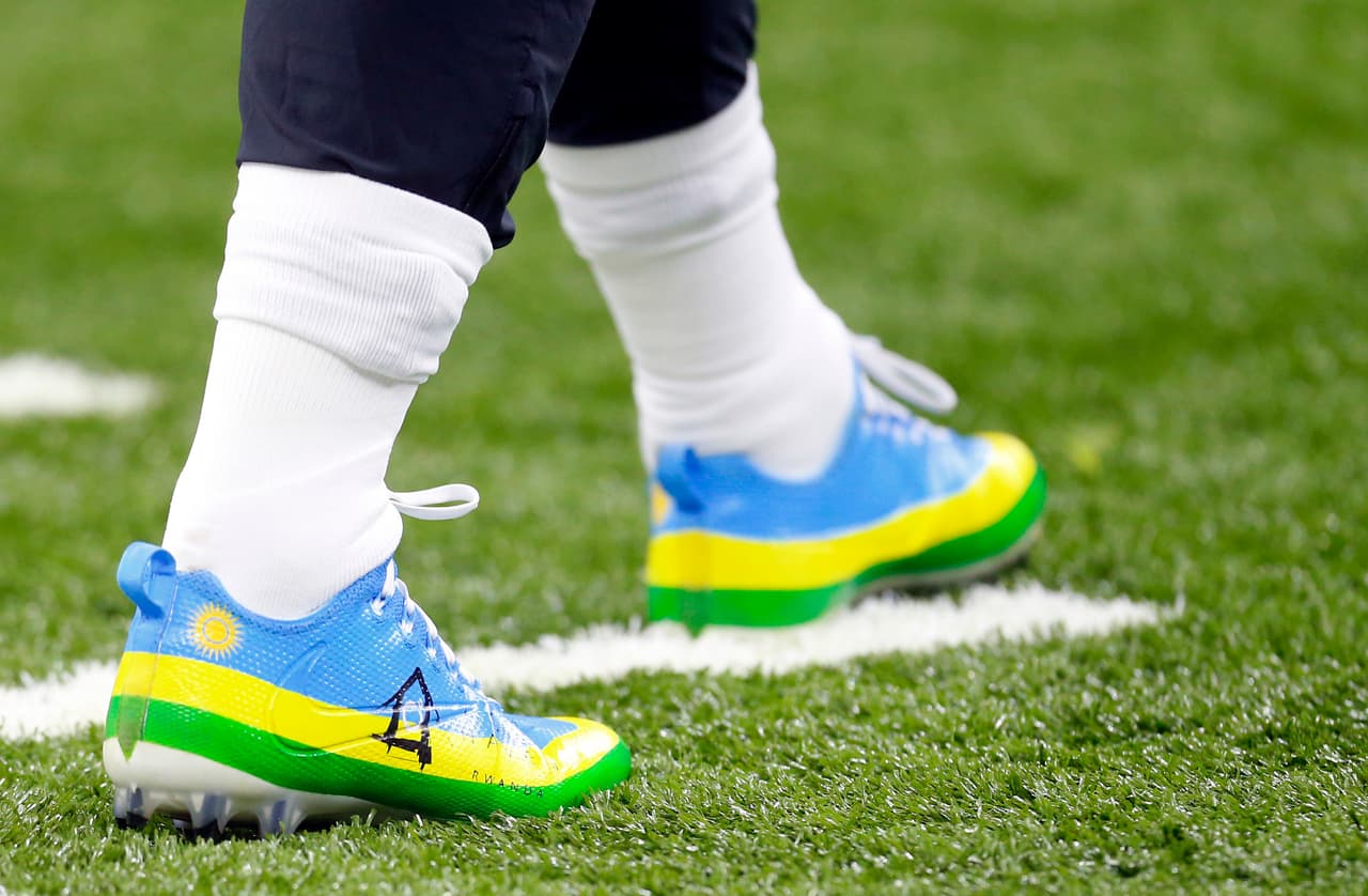 'My Cause My Cleats' es una campaña en la que algunos aprovecharon por segundo año en NFL para enviar un mensaje de apoyo a una causa y en la que en general muestran diseños llamativos de zapatillas.