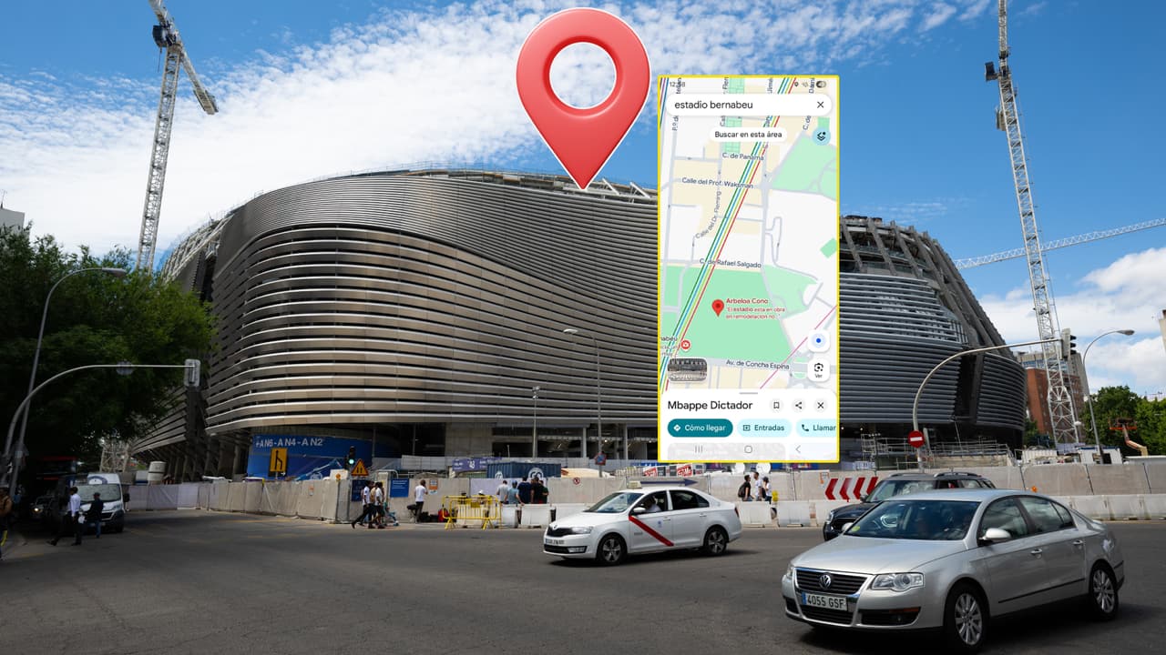 Real Madrid es blanco de bromas en Google Maps y cambian nombre al Estadio Bernabéu