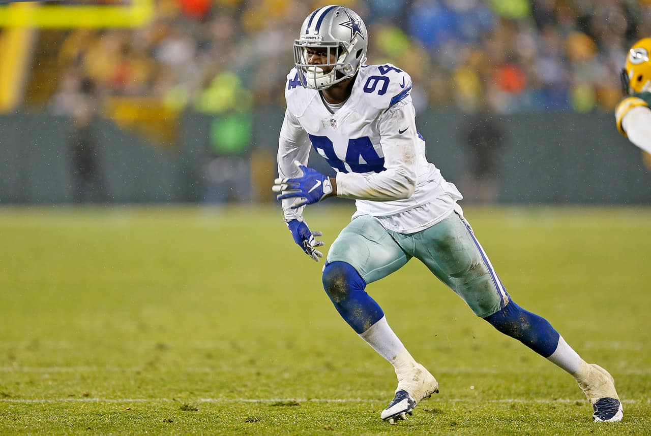Dallas Cowboys defensive end Randy Gregory (94) during an NFL game against the Green Bay Packers Sunday, December 13, 2015, in Green Bay, Wis. The Packers defeated the Cowboys, 28-7. (James D. Smith via AP)