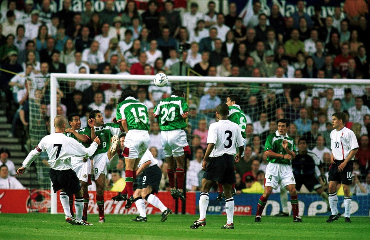 2001. México 0-4 Inglaterra