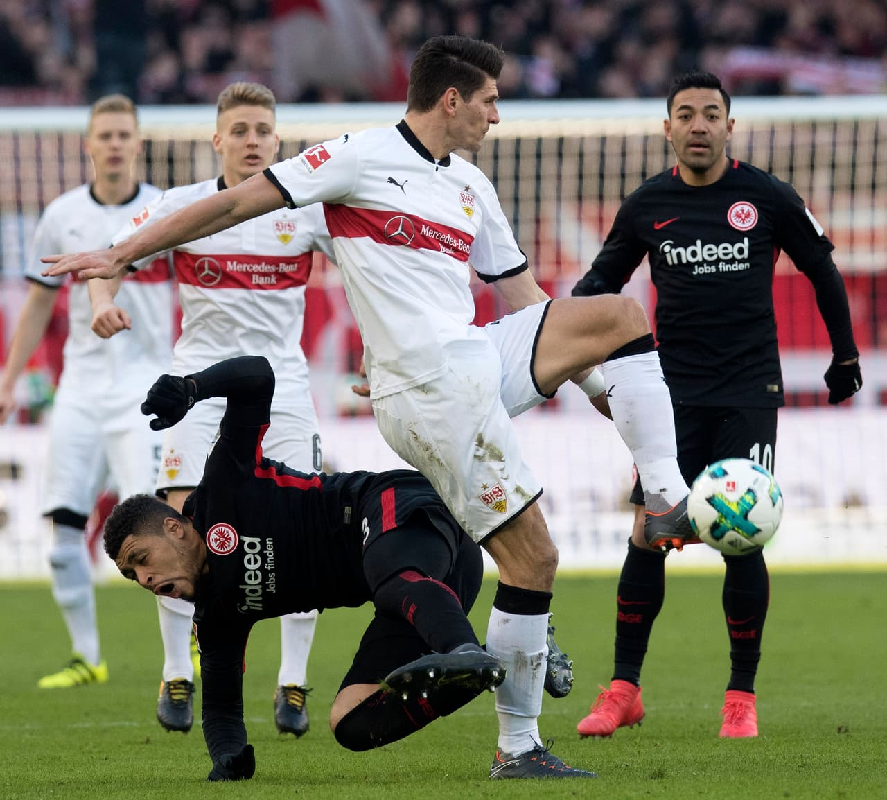 Marquito Fabián ingresó de cambio al minuto 45. Poco a poco empieza a recuperar su nivel.