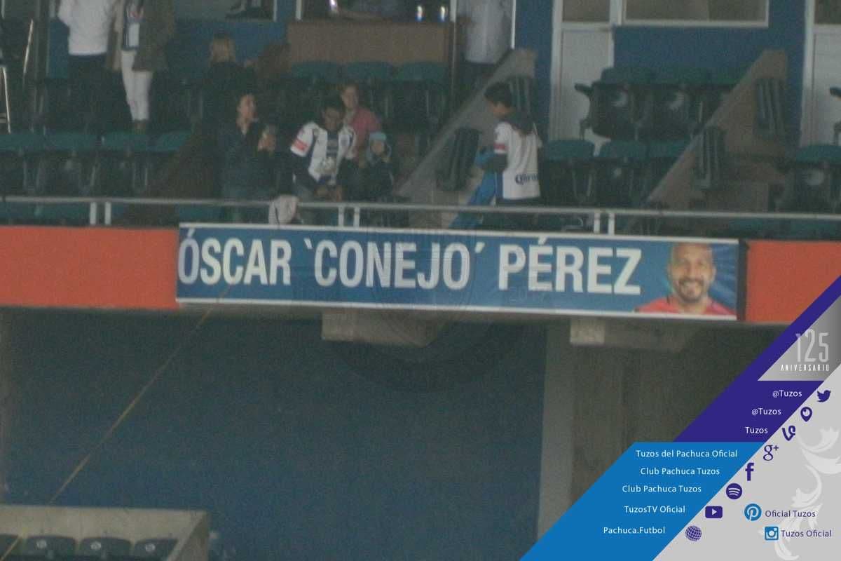 El palco Oscar 'Conejo' Pérez.