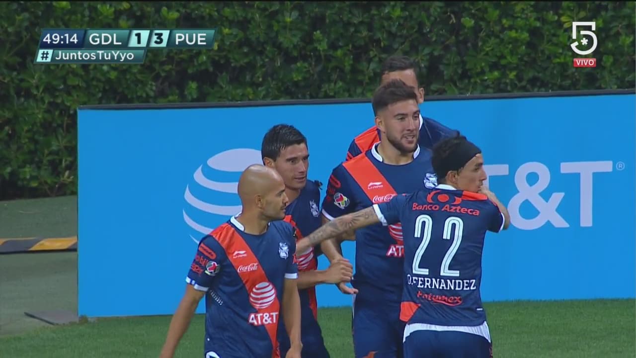 Gol Matías Alustiza (Chivas 1-3 Puebla)