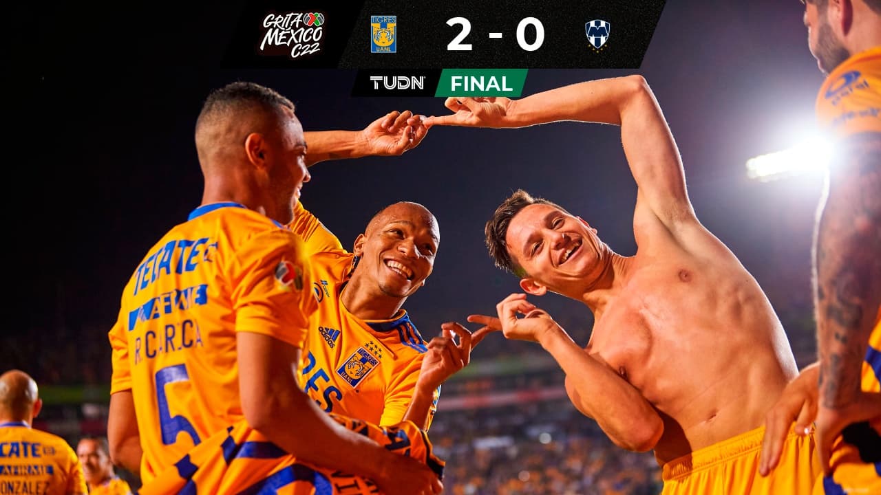 Tigres gana por tercer duelo seguido el Clásico Regio en el 'Volcán'