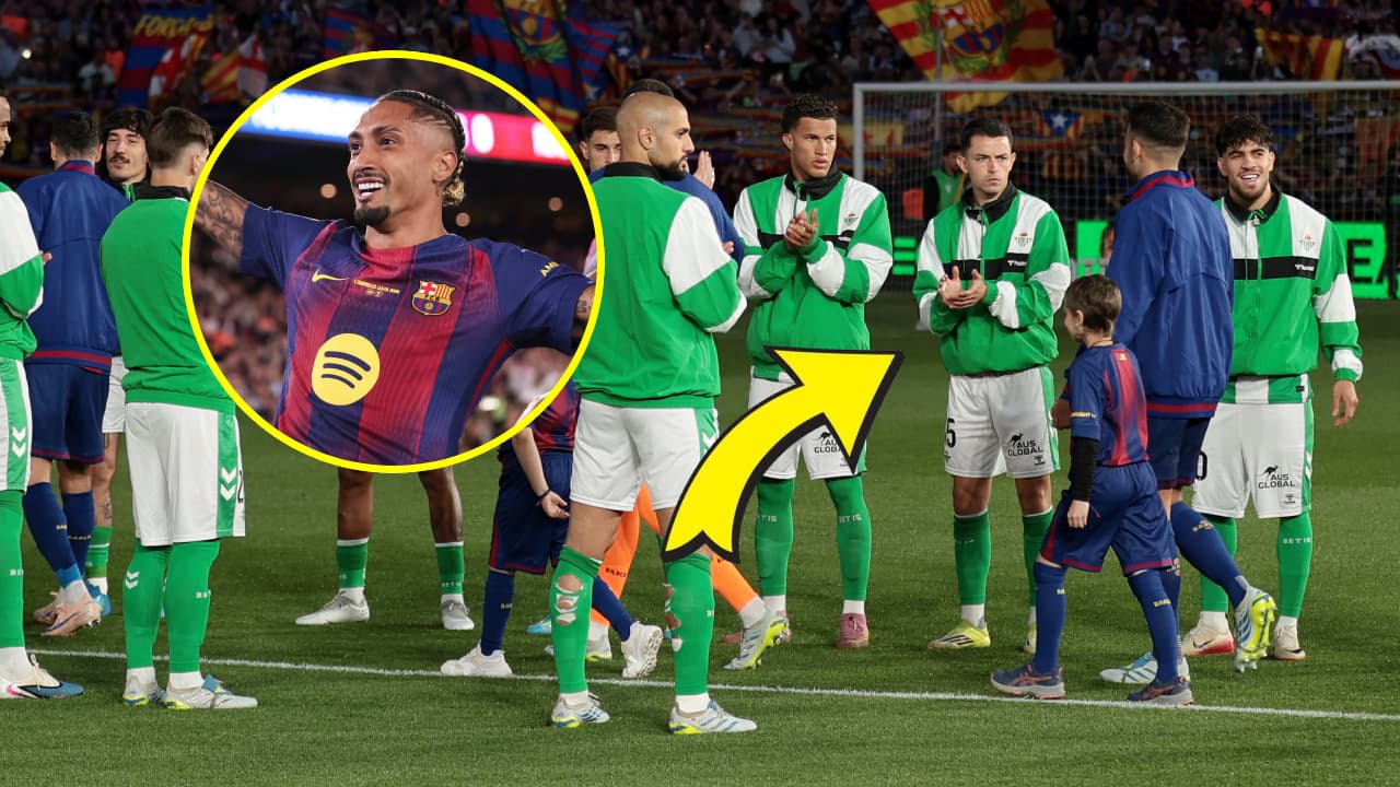 Álvaro Fidalgo hace pasillo de campeón al Barcelona; Betis pierde en el Camp Nou