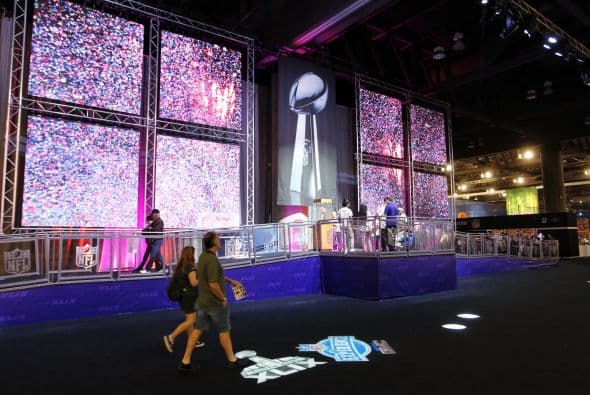 La ciudad de Phoenix, Arizona, empieza a calentar motores para recibir el Super Bowl XLIX entre los New England Patriots y los Seattle Seahawks (Foto: Mario Castillo)