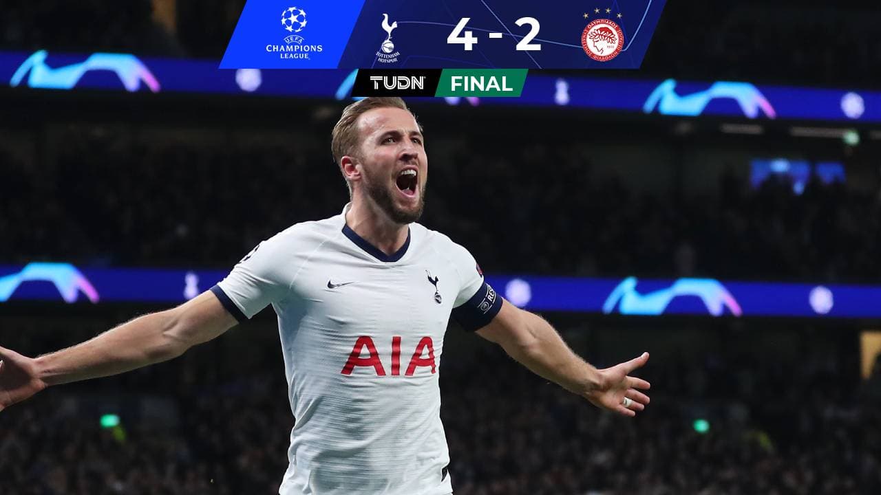 Tottenham logra espectacular voltereta al Olympiakos en Champions