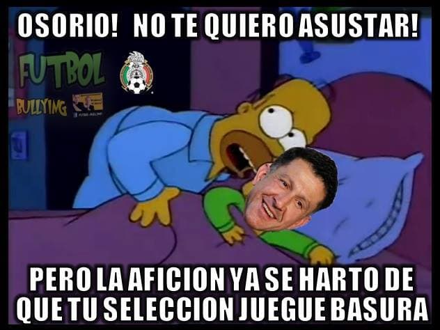 Los memes se fueron encima de Juan Carlos Osorio tras el empate sin goles entre México y Honduras.