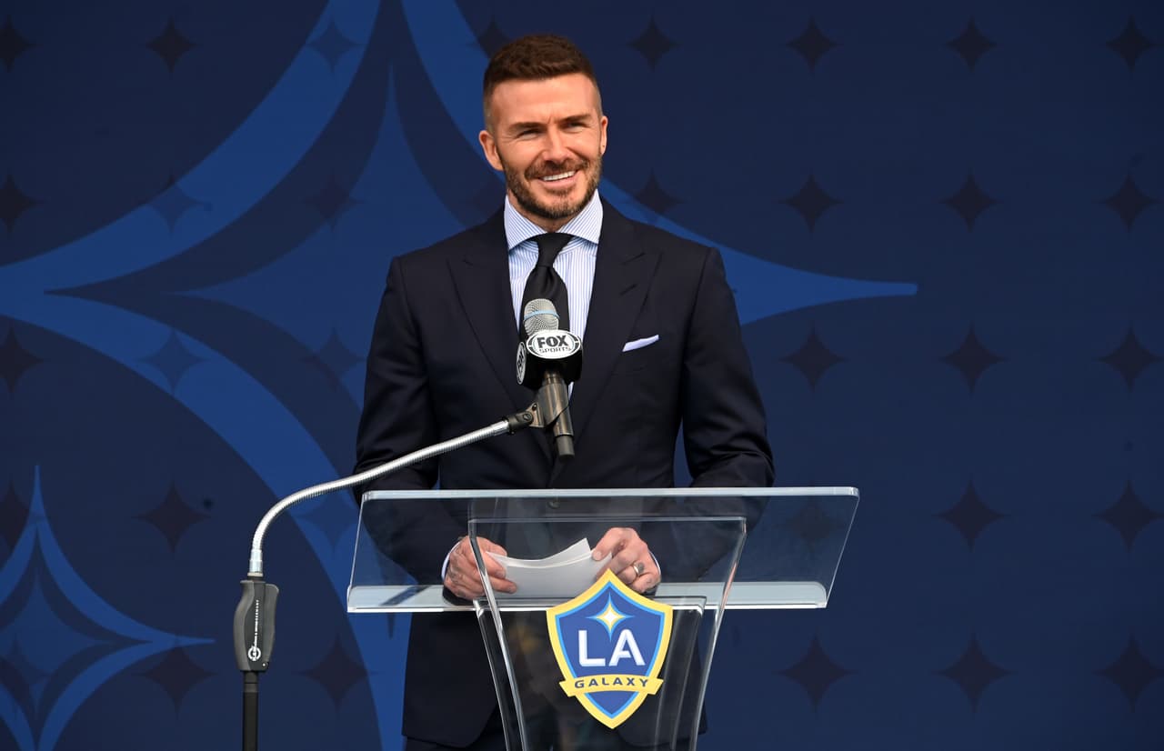 "Cuando vine a Los Ángeles me dijeron que esta era la ciudad donde los sueños se hacían realidad. Hoy, mi sueño se ha cumplido", dijo Beckham.