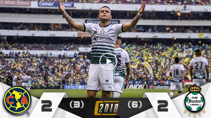 Santos evita la remontada del América y es finalista del Clausura 2018 