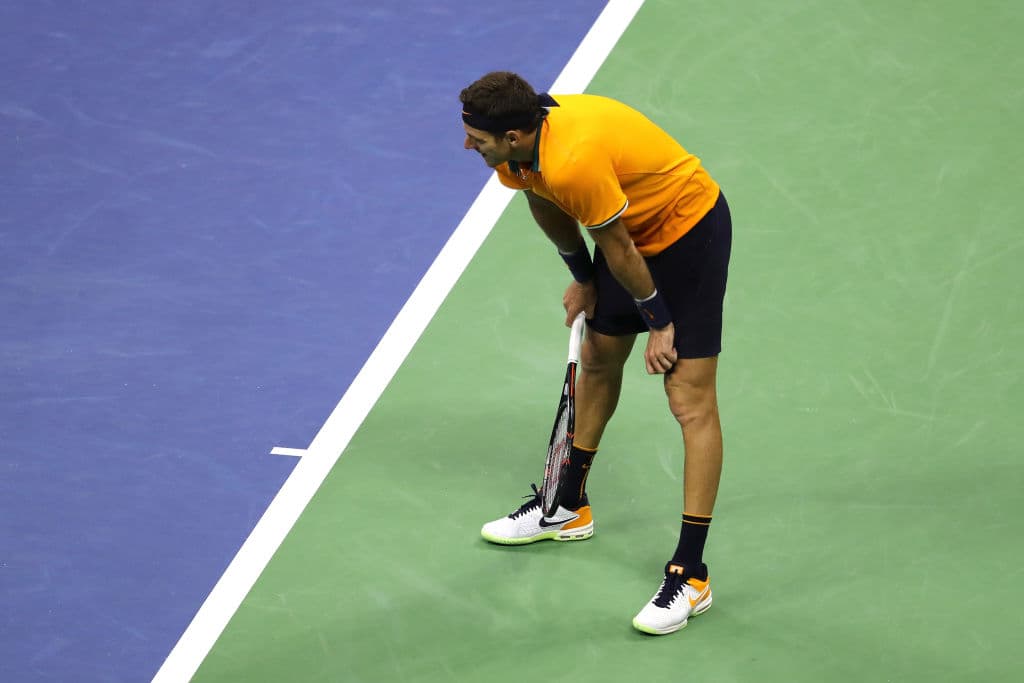 Del Potro parecía perderse en el recuerdo luego de una vuelta en baja forma, muy lejos de aquel que fuera finalista en los Olímpicos de Río 2016.