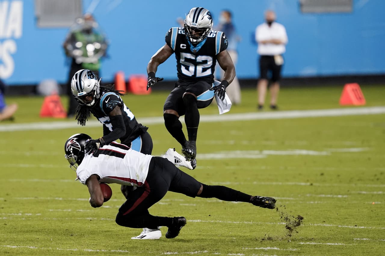 Atlanta consigue despertar un poco la defensa y consiguen la victoria 25-17 sobre las Carolina Panthers en el Thursday Night.