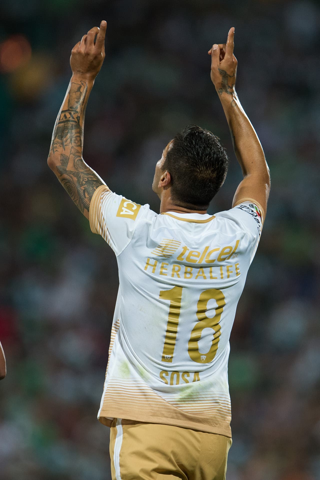 Otro referente en el ataque universitario es el argentino, Ismael Sosas, quien lleva 5 goles y que ha disputado la mayoría de los minutos del Apertura 2015.