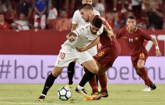 La Roma y Héctor Moreno caen 2-1 ante el Sevilla
