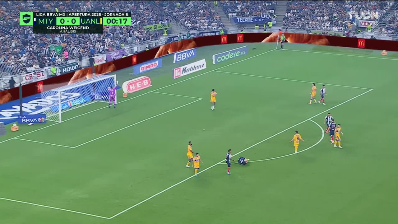 Arranca el partido y la pelota está en juego.