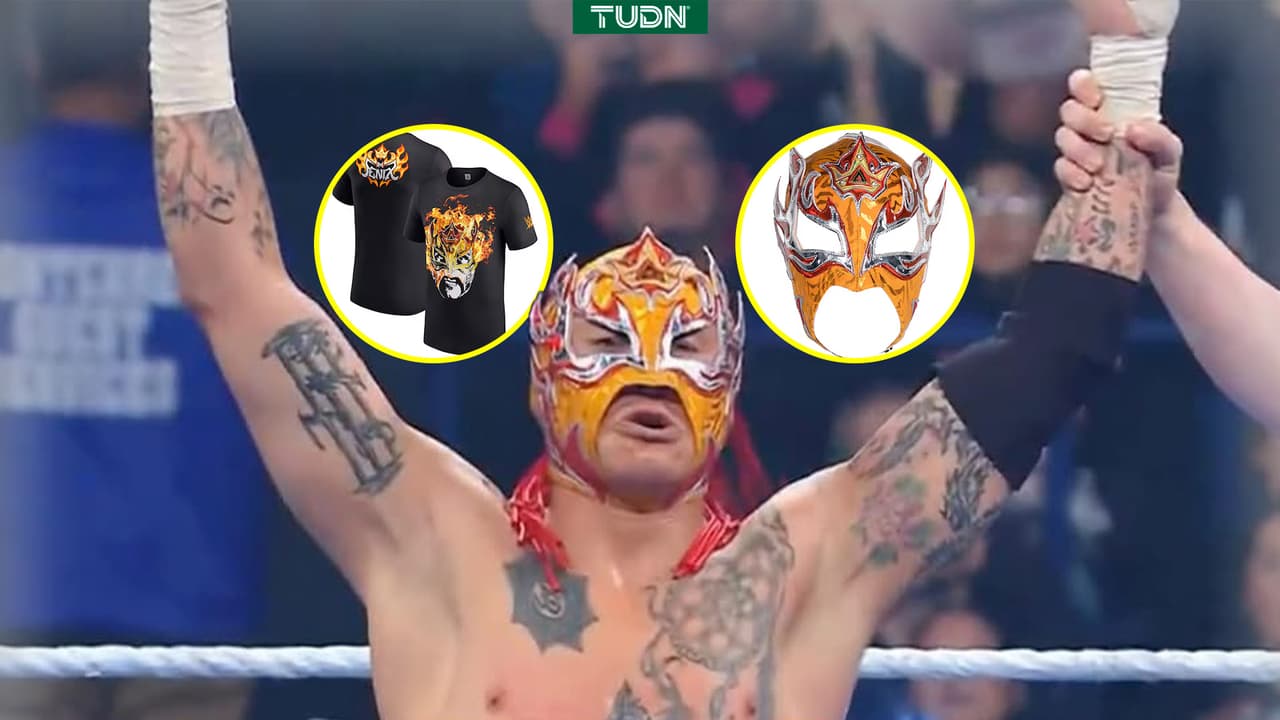 ¡Llévele llévele van caladas, van probadas, la playera o máscara de Rey Fénix!