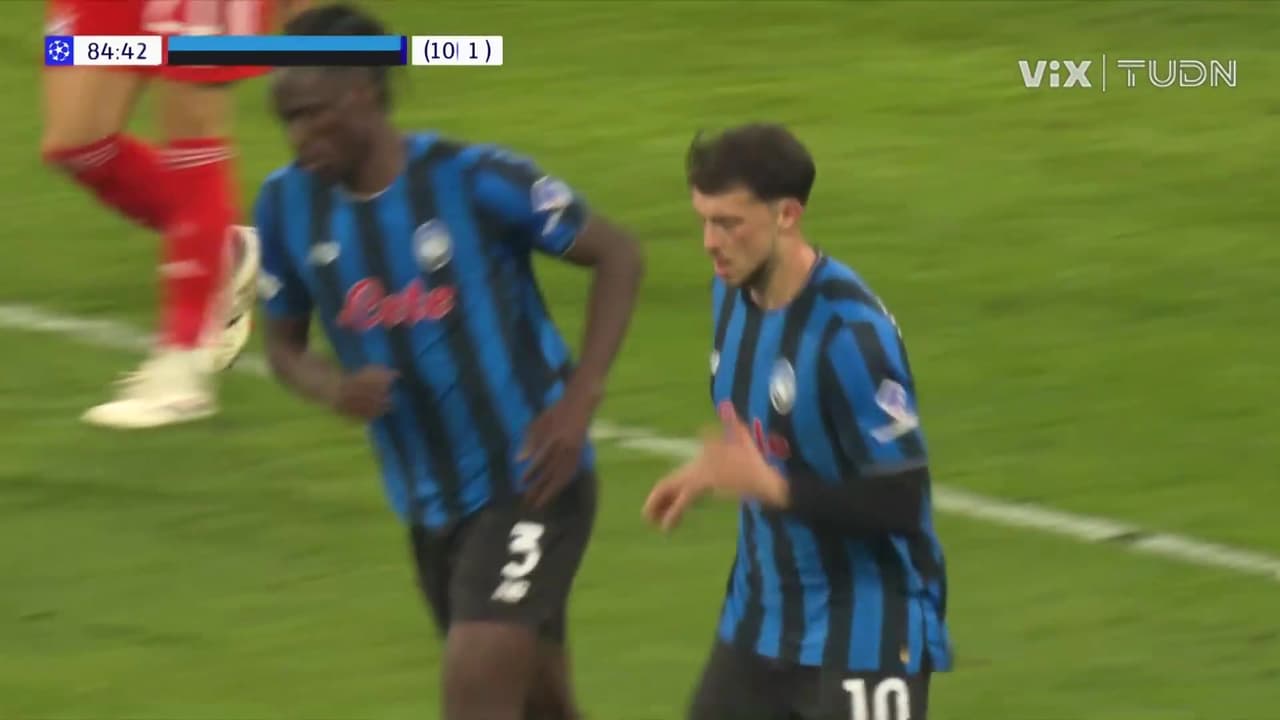 ¡Gol del Atalanta! El gol de la honra para el conjunto italiano