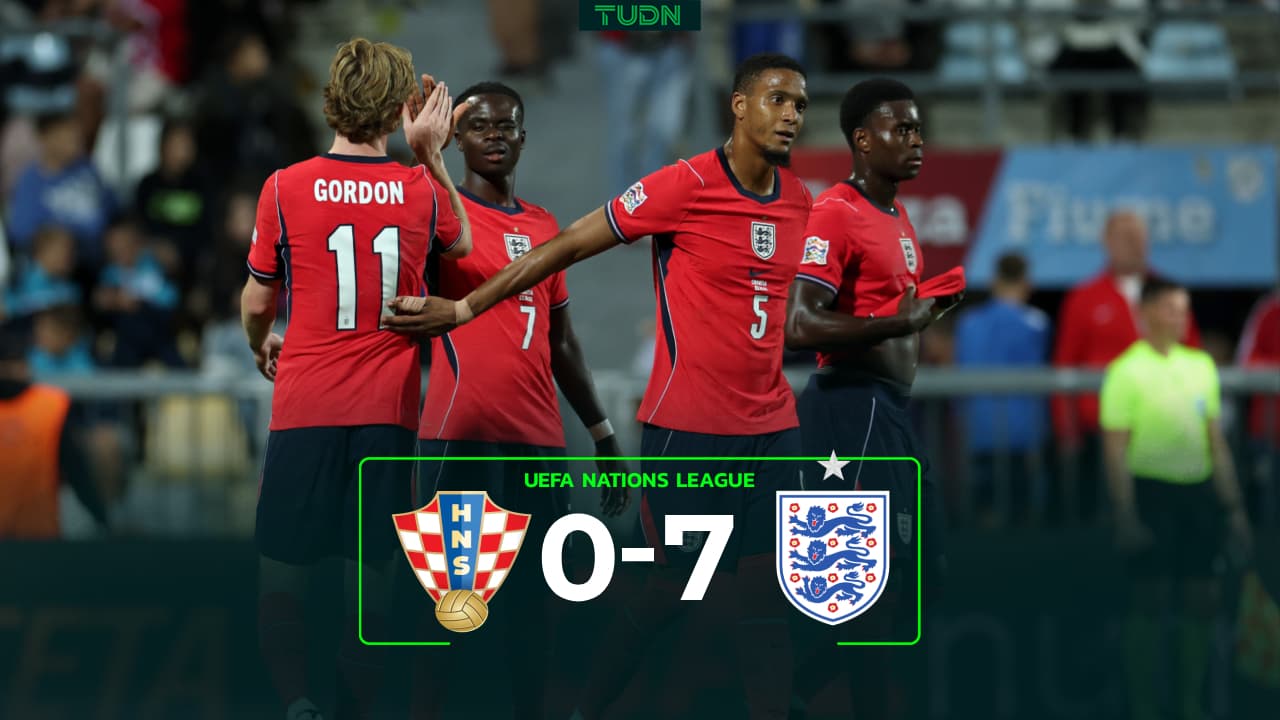Resumen | Inglaterra golea a Croacia a domicilio en la UEFA Nations League