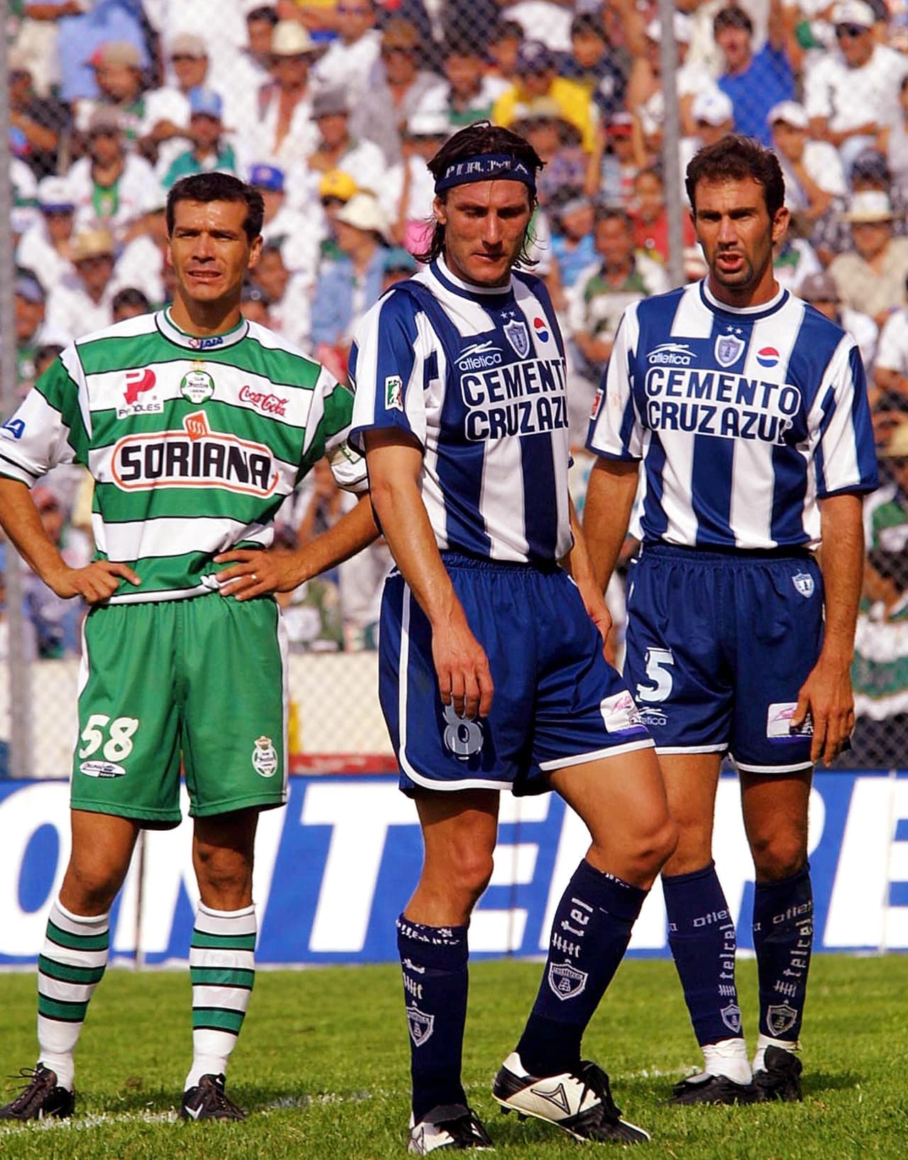 <b>Gabriel Caballero - </b>en 1996 llegó al fútbol mexicano jugando para Santos Laguna, también jugó para Atlas, Puebla y Pachuca.