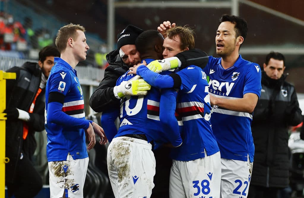 Inter cae ante Sampdoria 1-2 y pierde su racha invicta de ocho victorias. Candreva y Keita Baldé le dieron la victoria a los de la Samp.