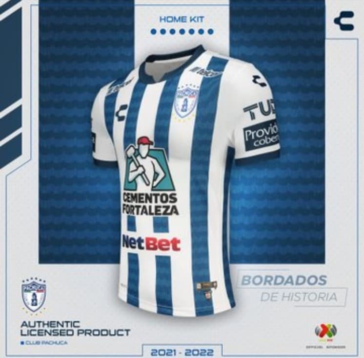 Pachuca se inspiró en su tierra, pues el tenango es parte de su nueva indumentaria para este Apertura 2021.