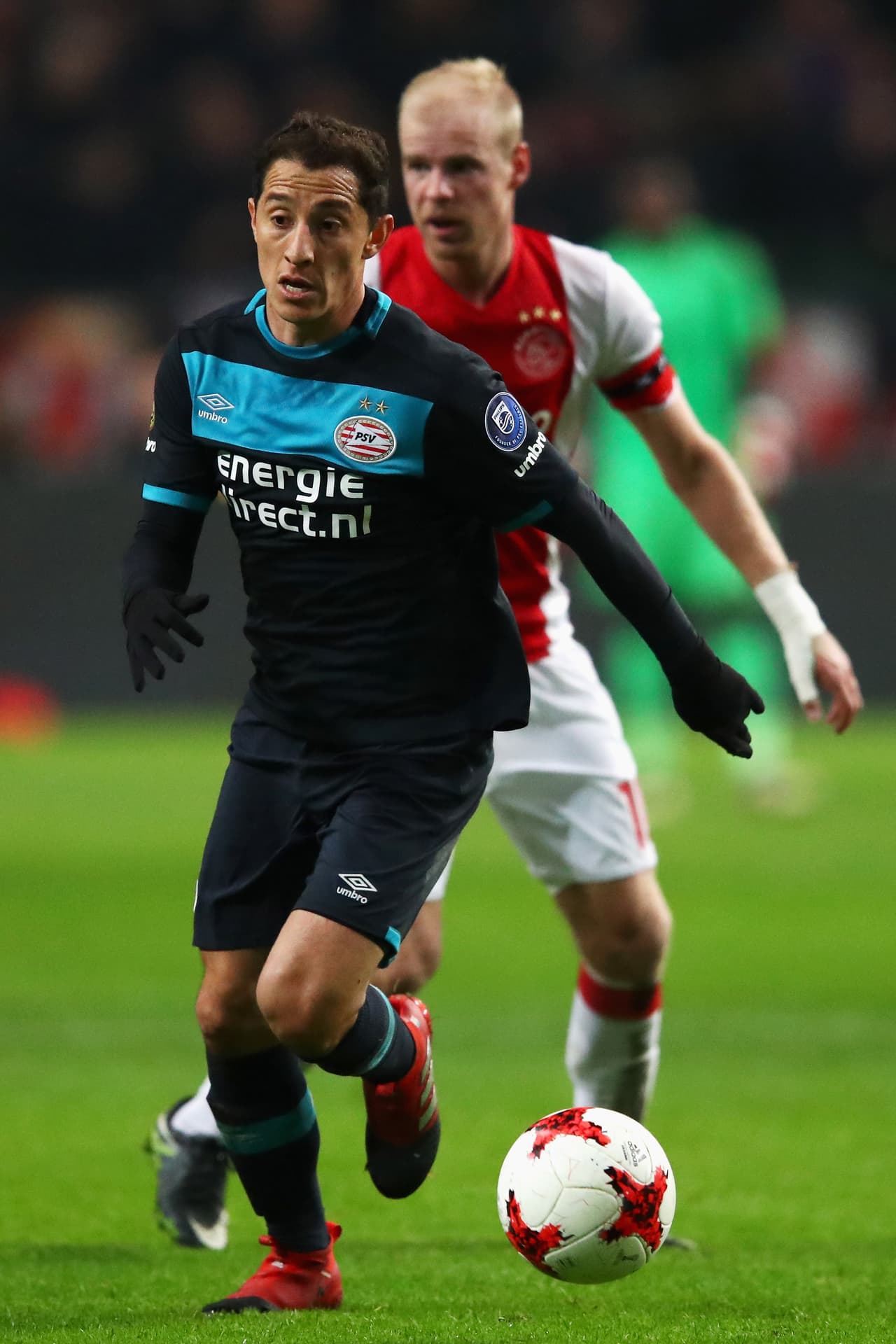 Andrés Guardado llegó al PSV Eindhoven a mediados de 2014 como parte del proyecto del millonario Peter Lim para ser competitivo en Europa y Holanda.