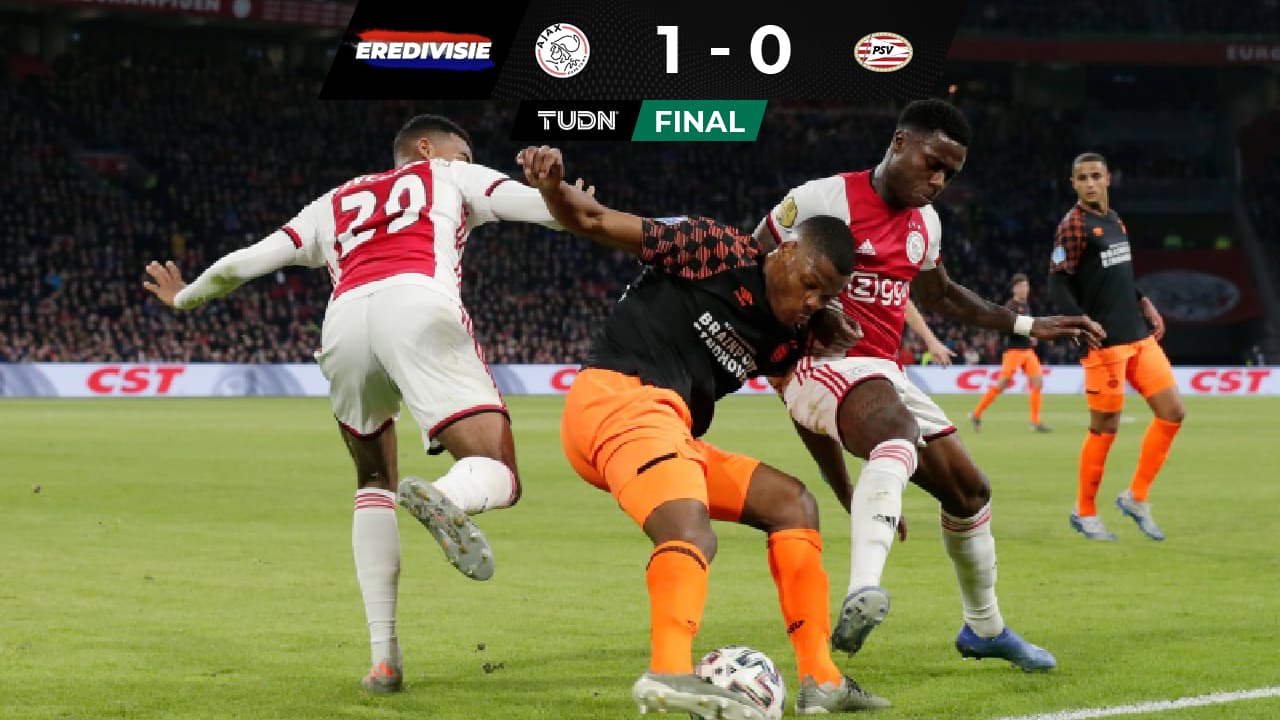 Sin Edson Álvarez ni Erick Gutiérrez, Ajax vence al PSV